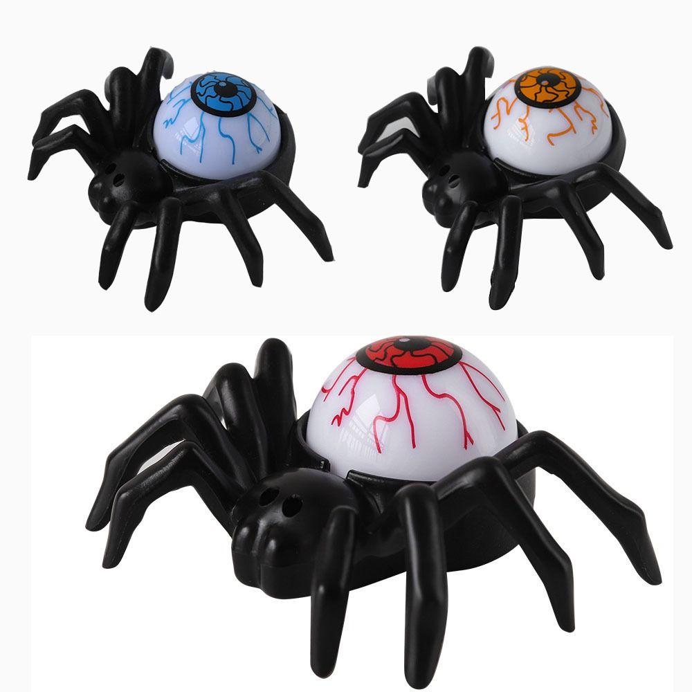 Luminous Interesting Halloween Spider Light Small Burst Eyes LED Night Light Creative Halloween Lamp Haunted House
