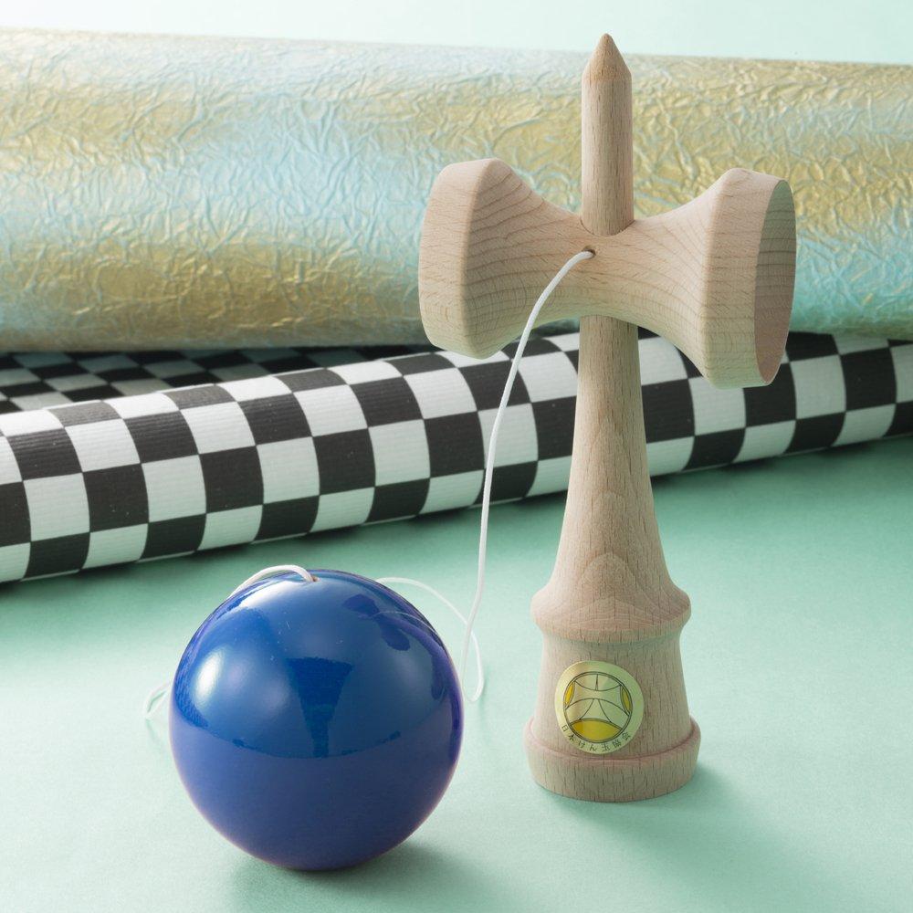 Japan Kendama Association Certified Nostalgic Kendama Blue Ball