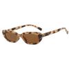  New Retro Small Rectangle Candy Color Sunglasses Women Fashion Trending Rivets Men Leopard Sun Glasses Shades UV400