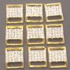 20pc Metal Buckles with Rhinestone for Bikini Bra Decoration Diy Belt Rings Sewing Bag Accessories 15x12mm