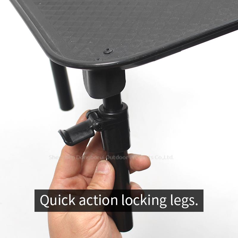 1PC Fishing Table Foldaway Flat Adjustable Legs For Use On Different Types Of Fishing Banks Lightweight Design For Easy To Transport Carp Fishing