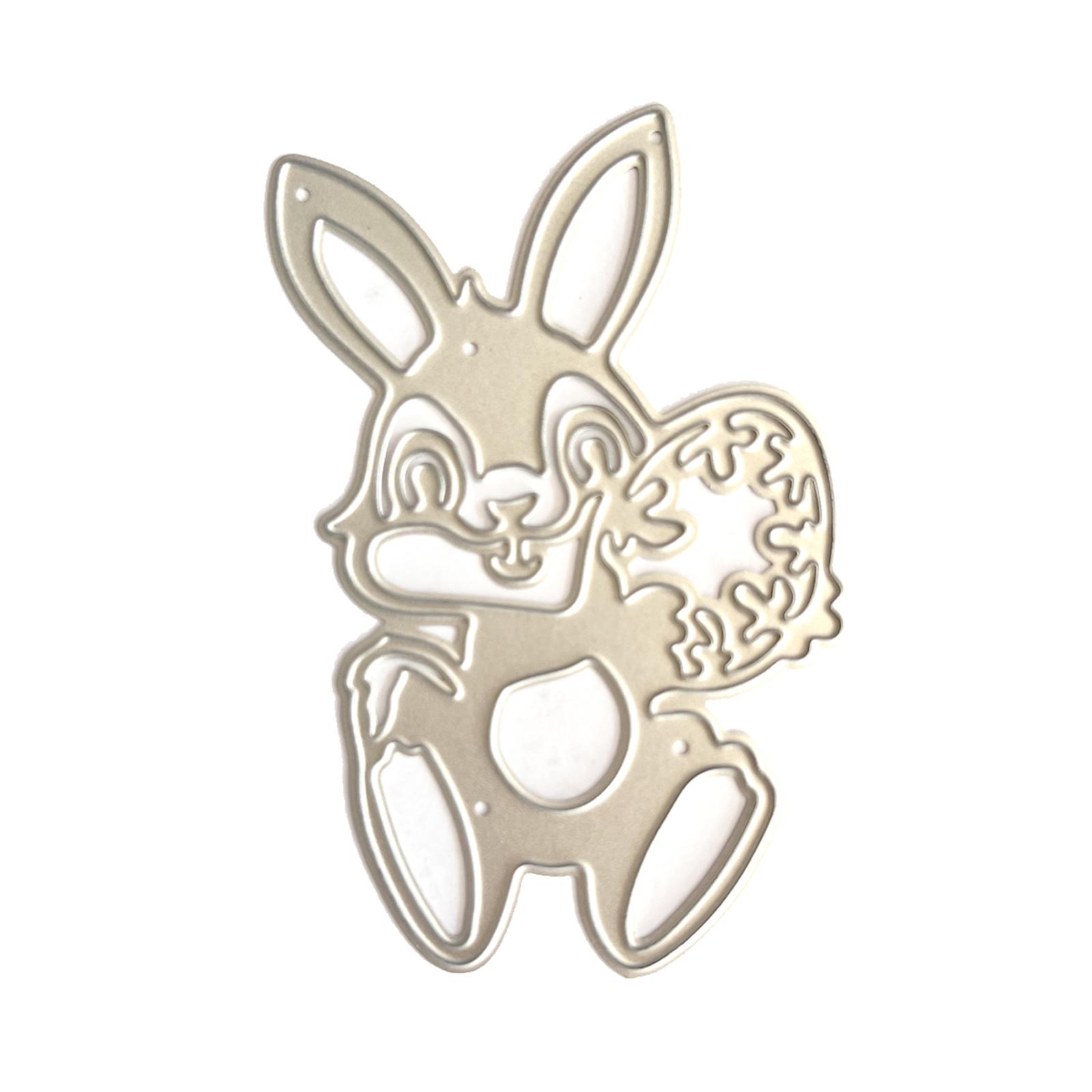 

Пасхальное яйцо кролика металлические трафареты DIY ремесло углеродистая сталь шаблон для тиснения трафарет для скрапбукинга для высечек карт