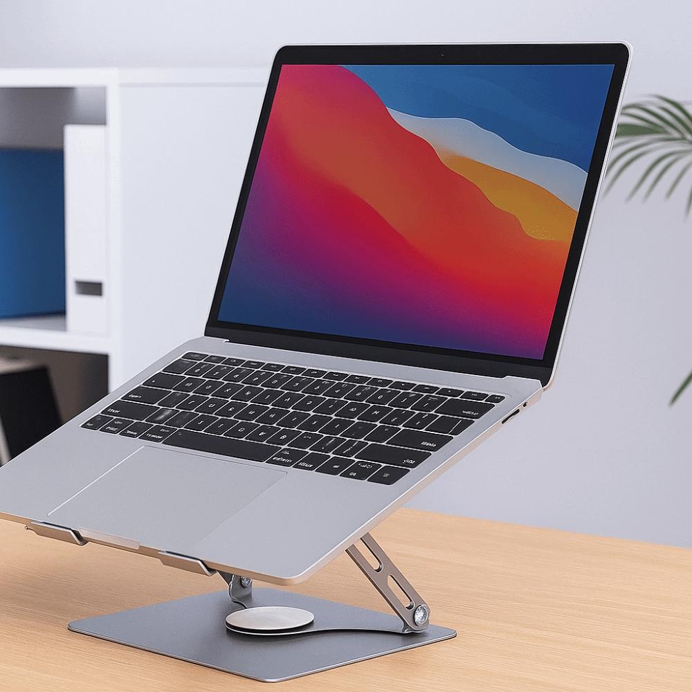 Foldable Cooling Fan Laptop Bracket 360 ° Rotatable Tablet Radiator Bracket  Office/Home Use
