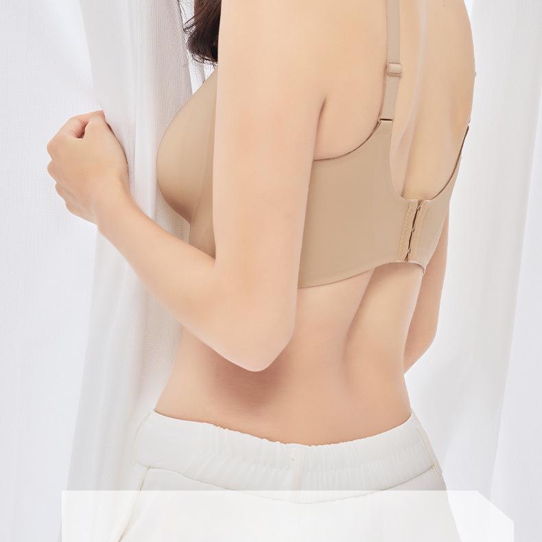 Seamless Bra Women's Soft Support Bra Thin Smooth Bra Gathering Underwear Anti-sagging Bra Push Up Bra