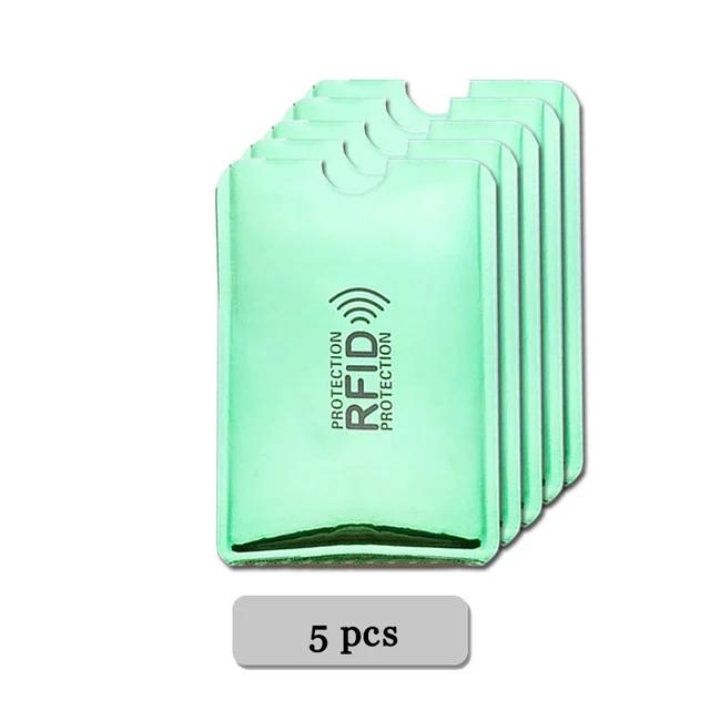 5~20Pcs Anti-Scan Card Sleeve Anti-magnetic Anti-theft Anti RFID/NFC scanning Aluminium Foil Safty Bank Card ID Card Card Holder