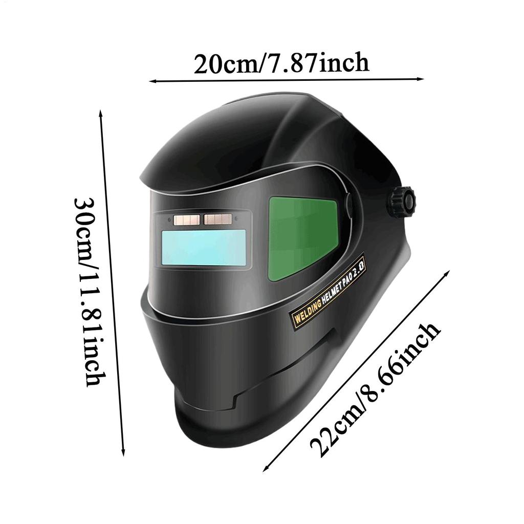 Auto Dimming Welding Helmet Professional Welding Guard Soldering Face Cover For Farm Tool Repairers Sculpture Projects
