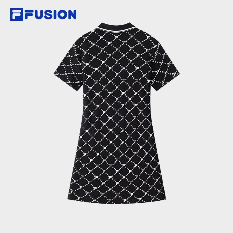 FILA Women's Full Print Knit Polo Dress