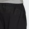 Adidas Originals FW22 Cargo Pants With Solid Logo Print And Elastic Waist Men Bottoms Black HK2736