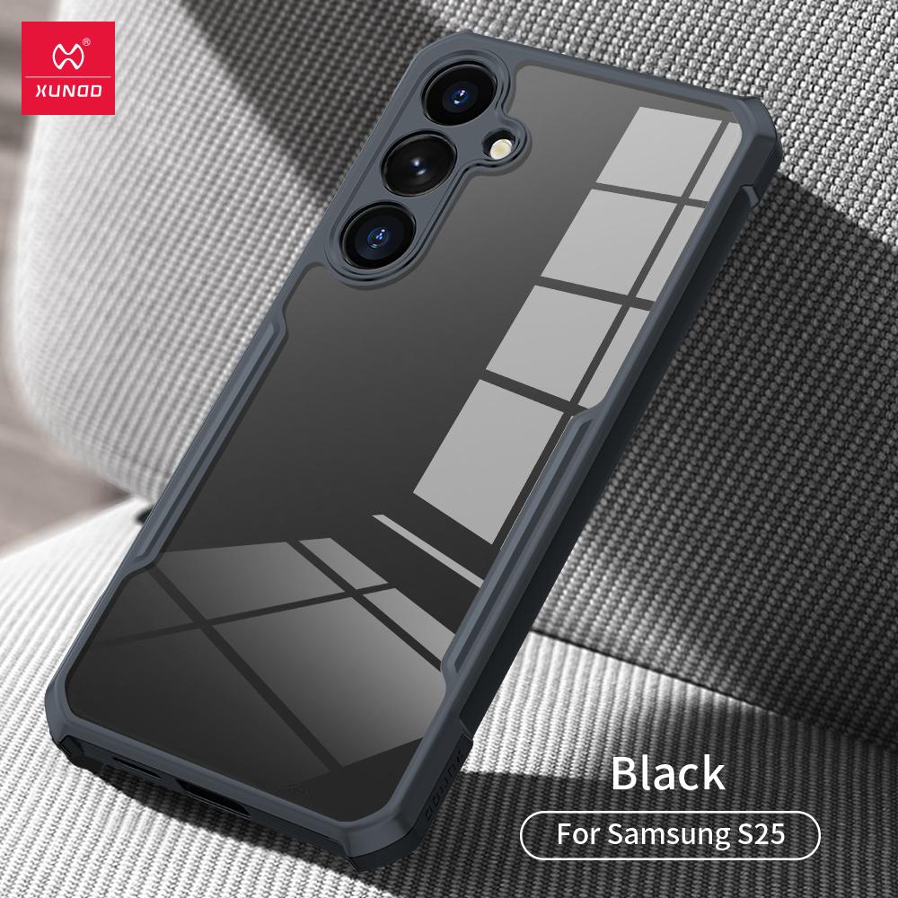 For Samsung Galaxy S25 S24 S23 Ultra Plus S25+ S24+ S23+ Case XUNDD Casing Transparent Phone Cover Shockproof Bumper Protective Cases