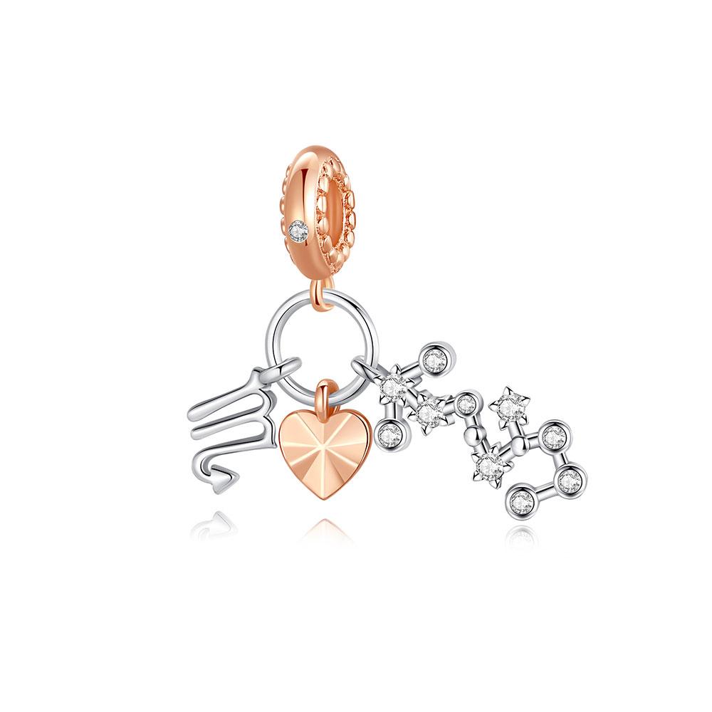 

Ahthen copper Bead Charms Scorpio Dangle Charm fit Snake Chain Bracelets Necklaces for Women Jewellery Making High Quality