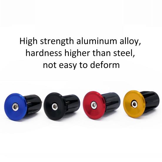 2 buc. Aliaj Aluminiu Ușor Rezistent la Rugină Rezistent la Uzură Dopuri Capăt Ghidon pentru Bicicletă de Șosea