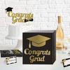 DIY Graduation Game Gift Box Black Golden Money Box Cash Gift Box  Graduation Party Decoration