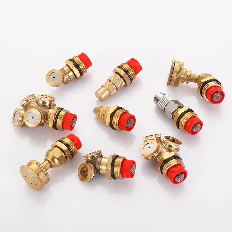 All-Copper Atomizing Nozzle for Dust Control and Cooling in Construction Sites and Agriculture