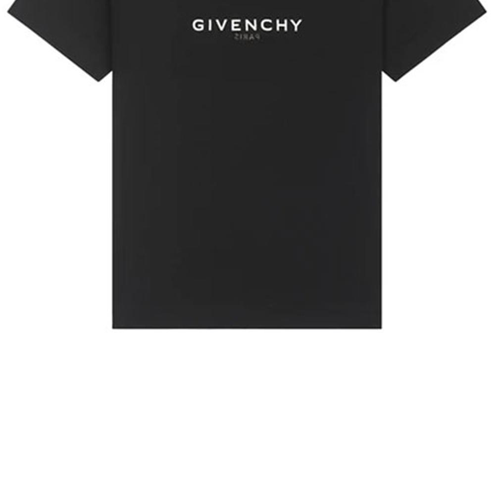 Givenchy Logo Printed Oversized Fit T Shirt Men's BM71533Y6B-001