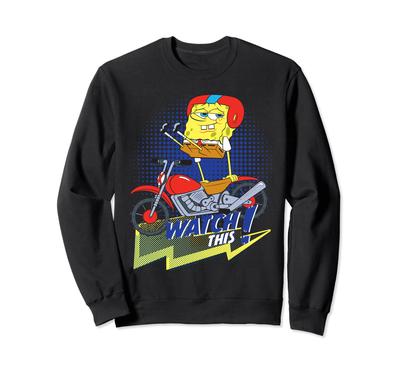 Spongebob Squarepants Spongebob Watch This Sweatshirt