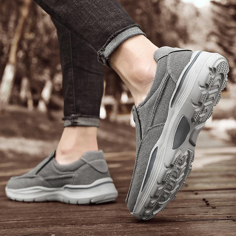 Cloth Shoes Men's Old Beijing Cloth Shoes Thick Soled Men's Oversized Size 48 Cloth Shoes