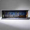 Lighted Display Scene Graffiti Street Miniature Decor Diorama Model for Shelf