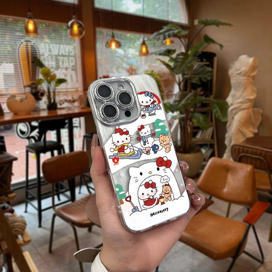 Sanrio TK Hello Kitty Silver Phone Case for Apple 16