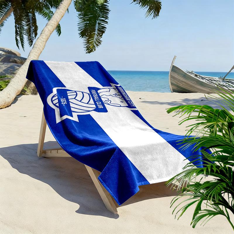 Birmingham City Print Beach Towel, Large Soft Quick Dry Towel for Beach Camping Swimming
