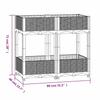 Raised Garden Bed 80 x 40 x 71 cm Polypropylene