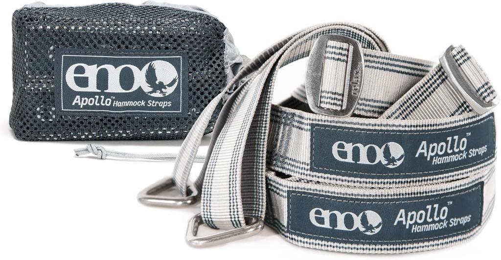 ENO Eagles Nest Outfitters Apollo Suspension System Gray/Charcoal
