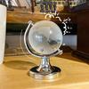 2 Pcs Mini World Globes Round Earth Globes Crystal Clear Desk Office