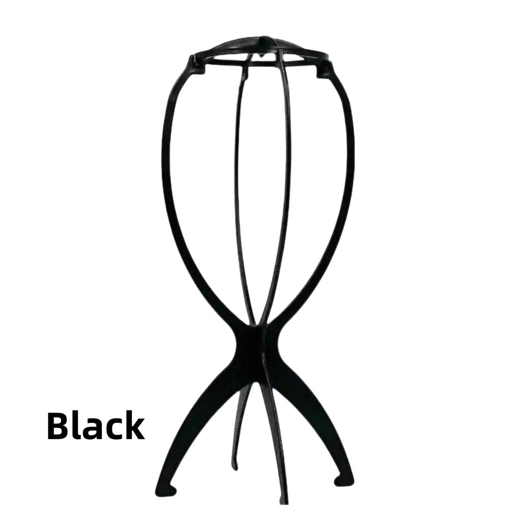 3pcs Stable Wig Stand Collapsible Hairpiece Holder For All Wigs and Hats Display Styling Tool for Haircut Training and Home Use