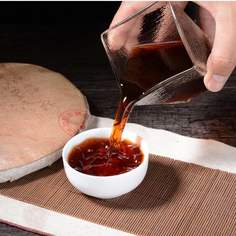 Torta di tè cotto Pu-Erh da 357 g Tè nero biologico premium Yunnan Old Tree Pu'er