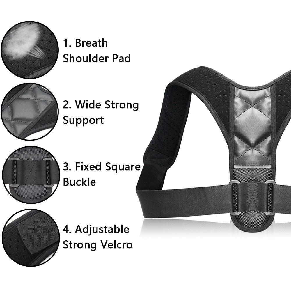 Unisex Back Clavicle Support Belt for Hunchback and Posture Correction