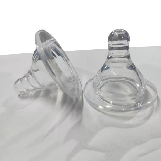 10 Stück Baby Silikon Weithals Natürlicher Sauger Schnuller Beruhigungssauger Fütterung