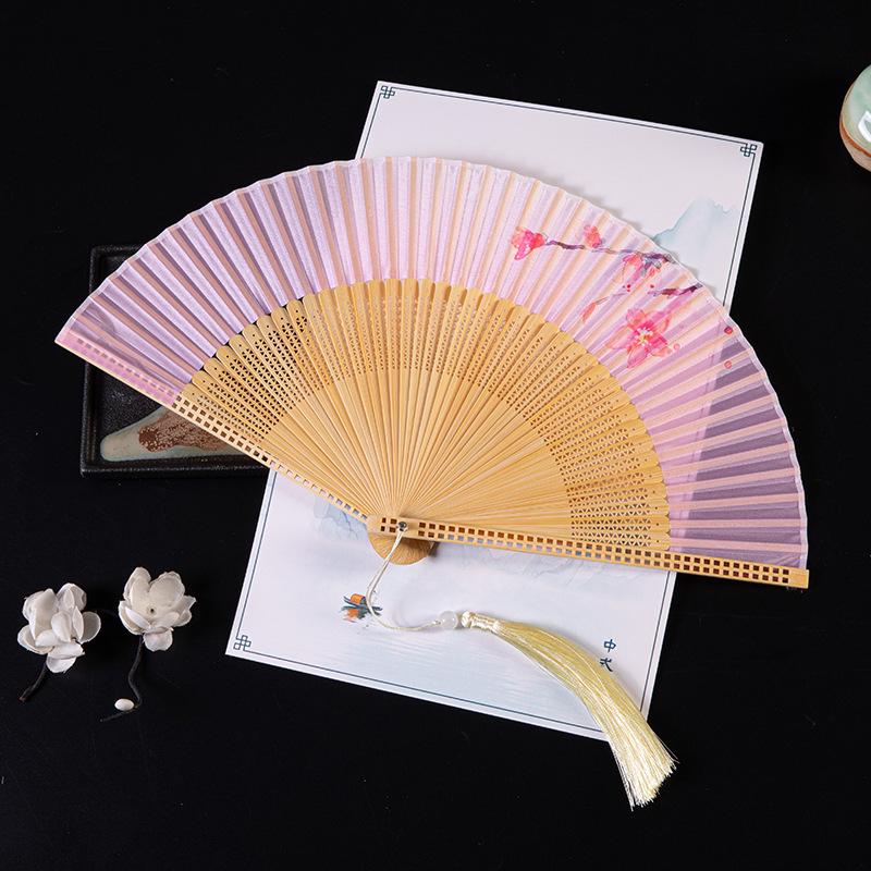 Gradient Cheongsam Style Hanfu Dance Folding Fan