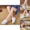 Stylish Flower Lace Sneakers For Women With A Chic Thick Bottom Platform Design