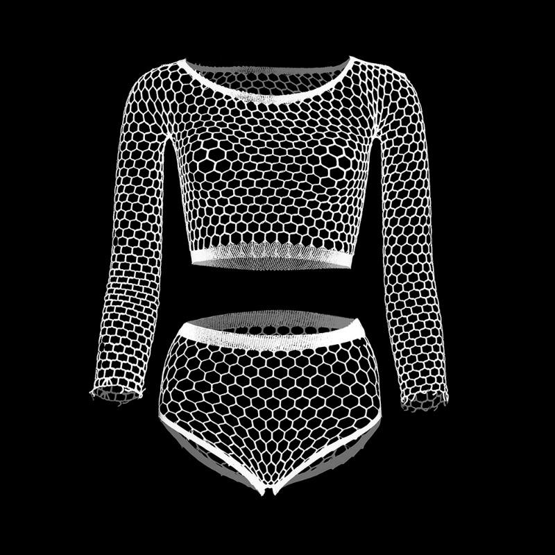 Sexunterwäsche Hüftrock zerrissenes Netz neue Strumpfhose