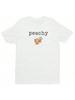 Peachy T Shirt Summer Fruit Shirt Summer Rural Vacation Wounisex Crewneck Cotton Short Sleeve Simplicity Casual Daily Life Tee Tops