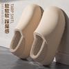 Fleece cotton slippers bag heel cold-proof thick bottom home indoor non-slip silent autumn and winter confinement cotton shoes