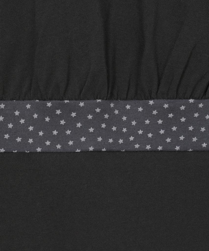 BAUF Star Puffed Slim Fit T-Shirt [Charcoal]
