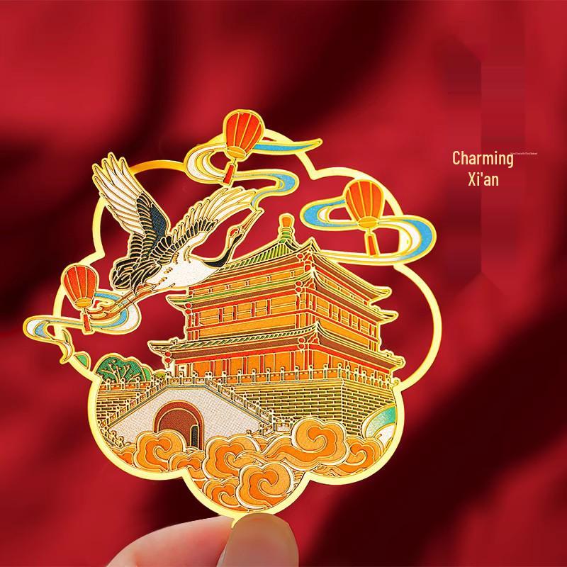 Ancient-Style Dunhuang Panda Metal Bookmark: Cultural Gift for Students, Teachers, and Museum Enthusiasts