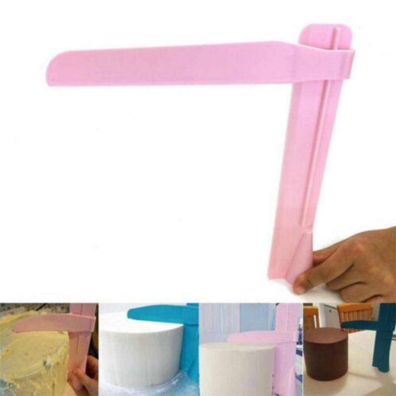 

Fondant Cake Adjustable Scraper Icing Piping Cream Spatula Smoother Edges 2pcs/set