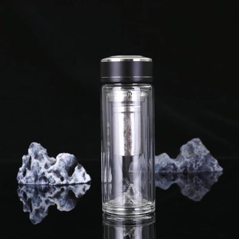 Nufeng Double Wall Glass Tea Infuser Bottle