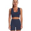 Women's Cross-Border Yoga Suit: Shockproof Sports Bra, Sexy Deep U Vest, and Fitness Running Shorts Set