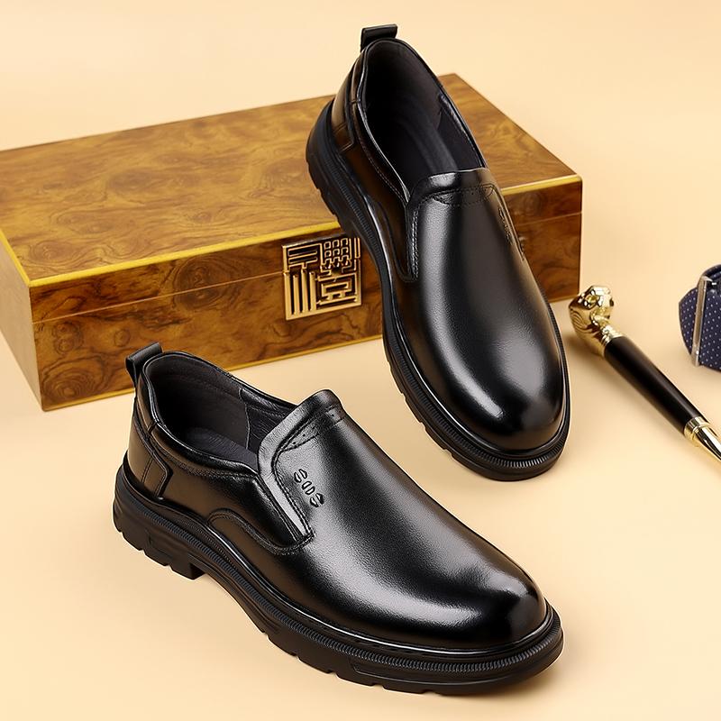Fashion Genuine Leather Men Loafers Business Casual Shoes Handmade Driving Footwear Leisure Office Male Slip On Flats Handmade Moccasins
