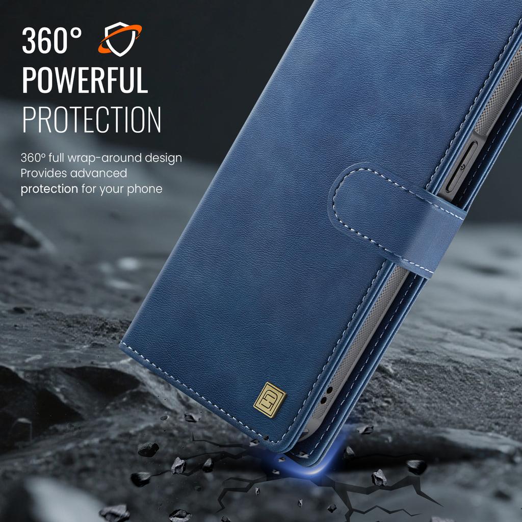 AUTSPACE A05 For iPhone 15 Case Wallet Stand Detachable Leather Magnetic Phone Cover
