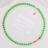 High Quality Natural Chalcedony Agate Design Necklace Sweater Chain