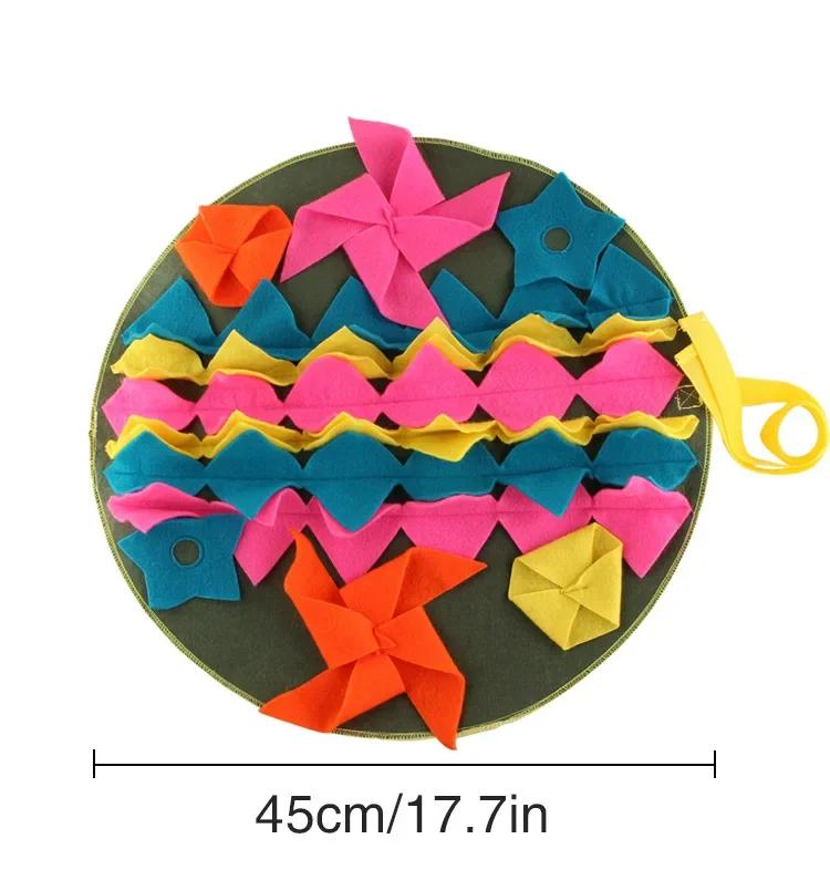 Dog Sniffing Training Blanket Pads, Dog Mat, Pet Nose Pad, Nosework Puzzle Toy, Relieve Stress