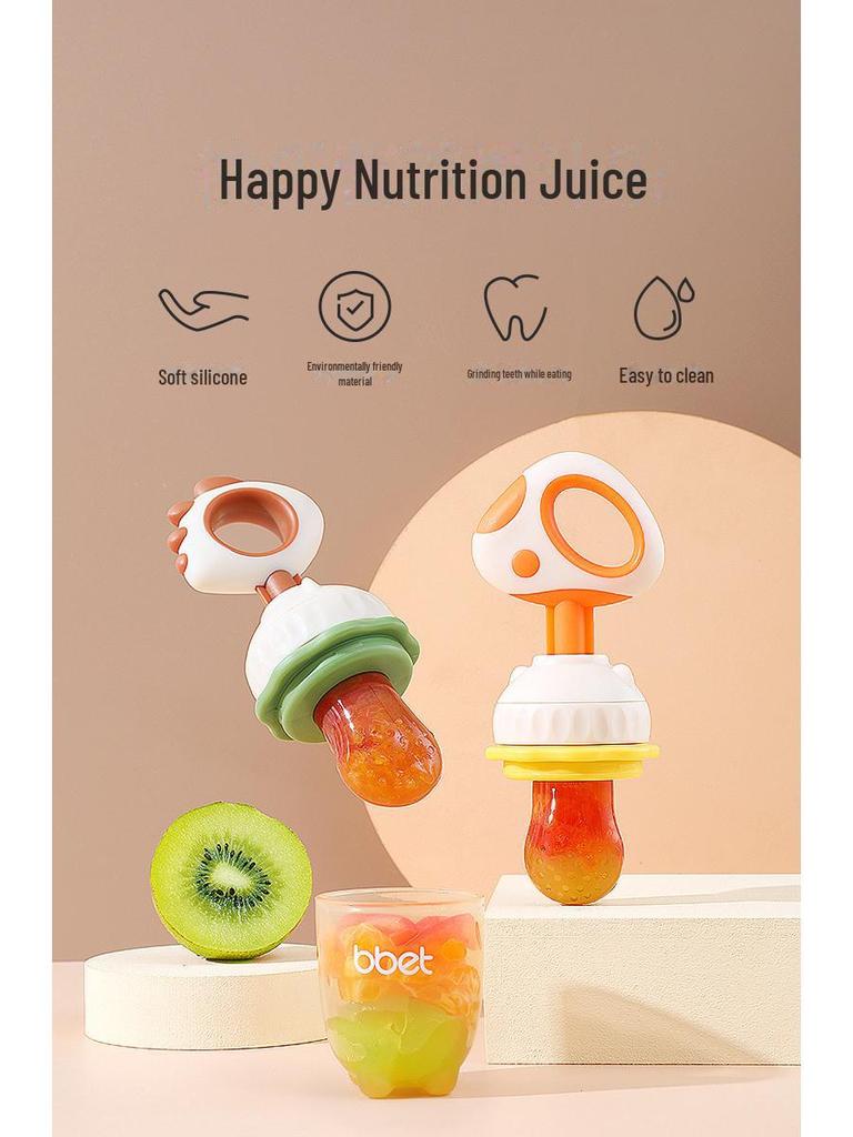 Silikonowy gryzak owocowo-warzywny w formie woreczka: Patyczek do gryzienia Suplement diety Narzędzie