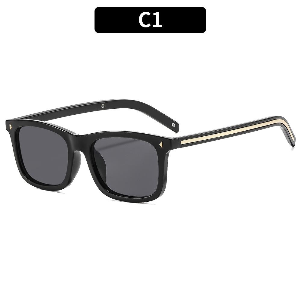 New Fashion Korean Version Retro Sunglasses Square Street Shot Versatile Trend Internet Celebrity Same Sunglasses Trendy Glasses