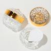 1pcs Luxury Diamond 50g Glass Face Cream Jar With Lid Acrylic Cosmetic Jar Container For Cream Lotion Jars Travel Lotion Bottle