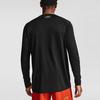 Under Armour Dopasowana Oddychająca Koszulka Treningowa z Długim Rękawem Męska Topy Czarna 1357239-001