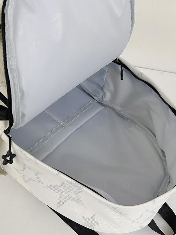 Schoolbag Cool Feeling Dark Gradual Change Star Backpack Korean Version Tooling Style College Student Couple Leisure Travel Backpack