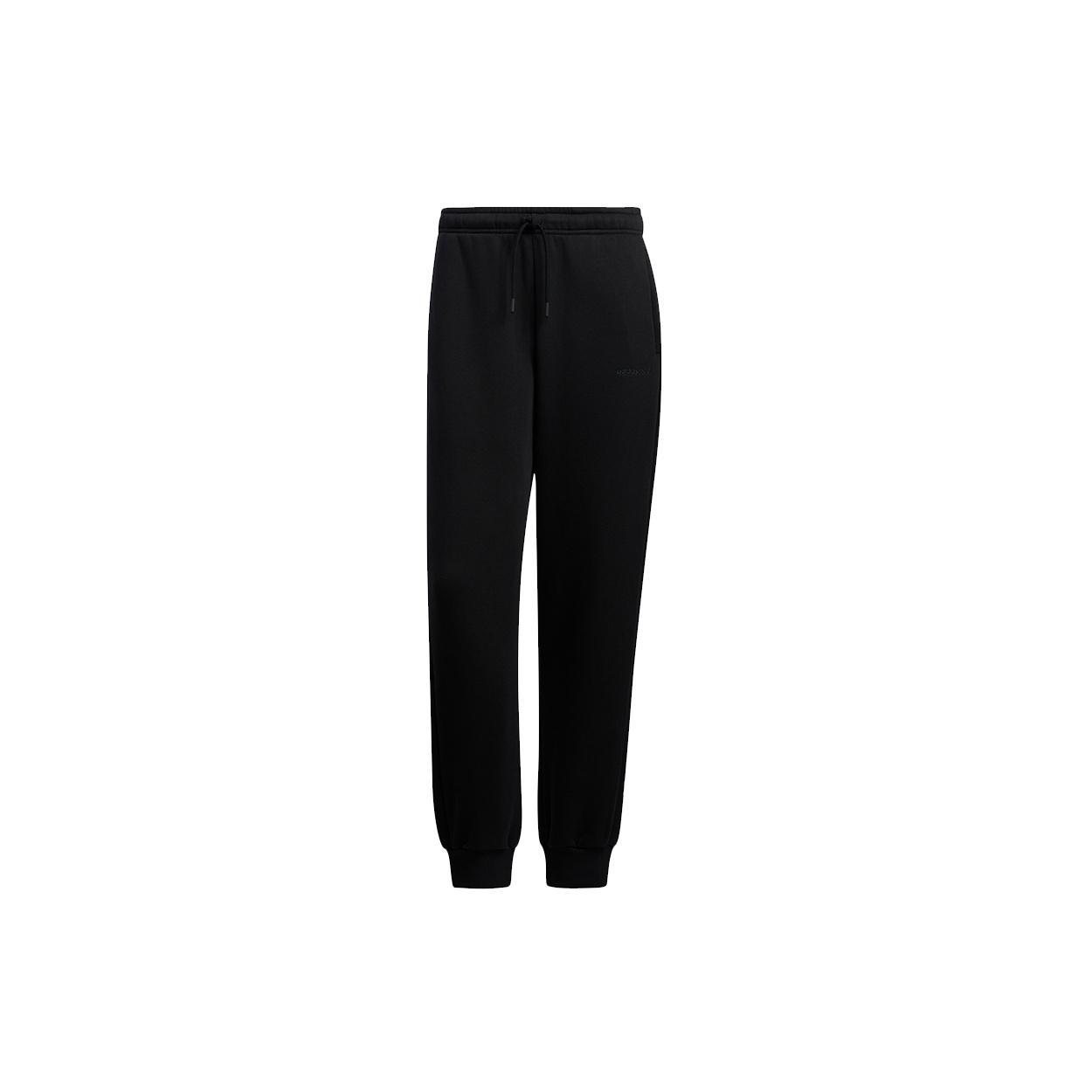 Men s adidas neo Wp Tp Alphabet Logo Bundle Feet Sports Pants/Trousers/Joggers Black HG9023 L